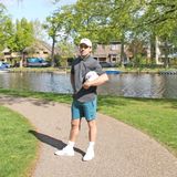 Donnay - Polo Noah - Sportpolo - Zwart/Charcoal/Turquoise