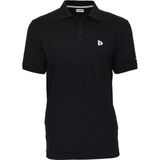 Donnay - Polo Noah - Sportpolo - Zwart/Charcoal/Turquoise