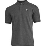 Donnay - Polo Noah - Sportpolo - Zwart/Charcoal/Turquoise