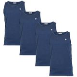 4-Pack Donnay Muscle shirt (589006) - Tanktop - Heren - Navy (010)