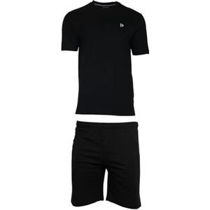 Donnay - Zomerset Prince - T-shirt en Short - Zwart