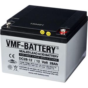 VMF - DC28-12 - Auto-accu - 12 Volt - 28 Ah - AGM