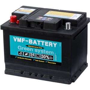 VMF - Calcium Accu - Onderhoudsvrij - 12V - Geschikt Voor Auto's Voor 2000