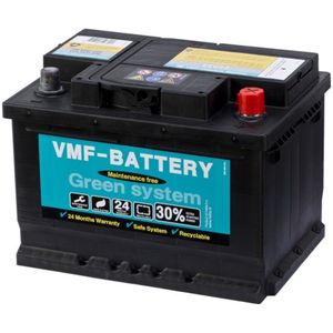 VMF - Calcium SMF 12V 60Ah - Onderhoudsvrije Auto-accu - Recyclebaar