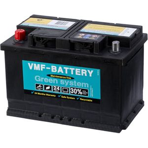 VMF Calcium SMF 12V 70Ah - Onderhoudsvrije Auto Accu - Hoog Startvermogen