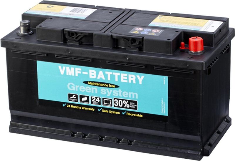 VMF - Calcium SMF 12V - 88Ah - Onderhoudsvrije Auto Accu - Groen