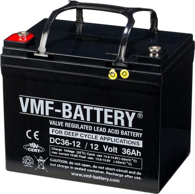 VMF AGM Deep Cycle accu 12 V 36 Ah DC36-12