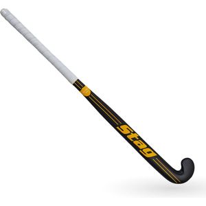 Pro 7000 Hockeystick - L-Bow - 70% Carbon - Senior - Zwart/Geel - 36,5 Inch - 36,5 Inch