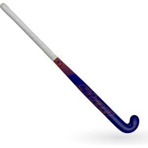 Pro 7000 Hockeystick - L-Bow - 70% Carbon - Senior - Blauw/Roze - 36,5 Inch