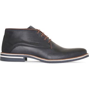 Gaastra - Heren Nette schoenen Murray Mid Lea M Navy - Blauw - Maat 40