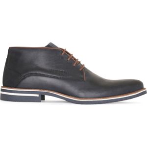 Gaastra - Heren Nette schoenen Murray Mid Lea M Navy - Blauw - Maat 43