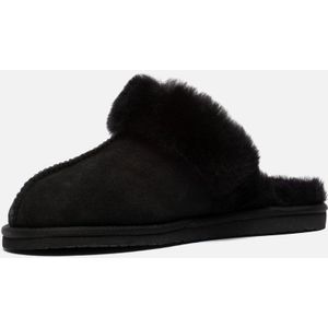 Bullboxer - 258000F1L_BLCKTD - Pantoffel - Zwart - Gevoerd met Zacht Schapenwol