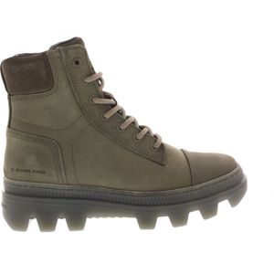 G-Star Raw Noxer Hgh Nub W Veterboots - Laarzen Met Veters - Dames - Groen - Maat 37