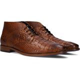 Rehab - Barry Croco - Nette Schoenen - Brown - Leer - Krokodillen Patroon