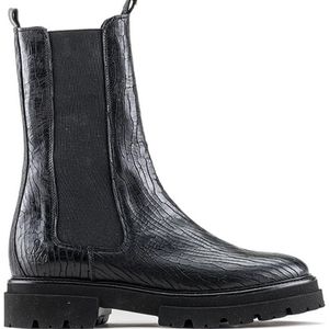 Rehab - Kara Crack - Enkellaars - Black - Leer