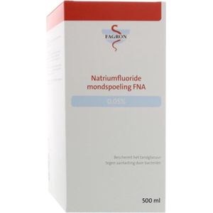 Mondwater - Natriumfluoride 0,05% - 10 ml - Beschermt Tandglazuur