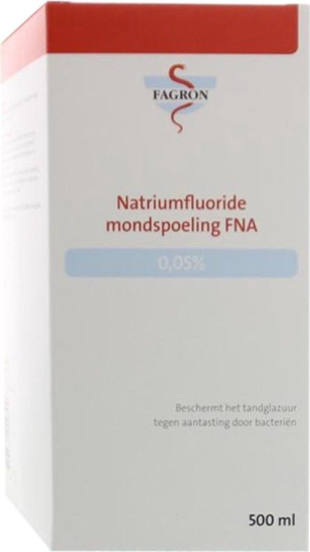 Mondwater - Natriumfluoride 0,05% - 10 ml - Beschermt Tandglazuur