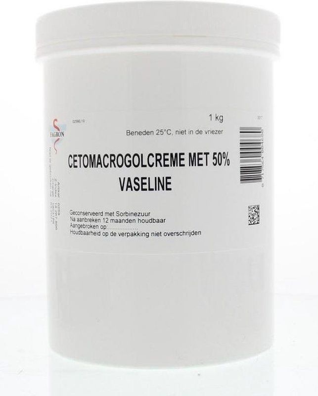 Fagron Cetomacrogol creme 50% vaseline 1000g