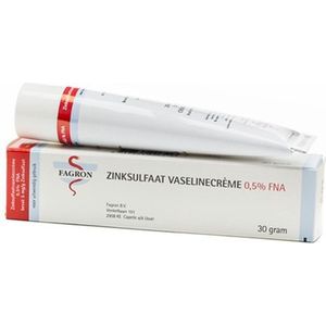 Fagron - Zinc Sulphate Vaseline Cream - Zinksulfaat-crème - 0.5% - 100ml