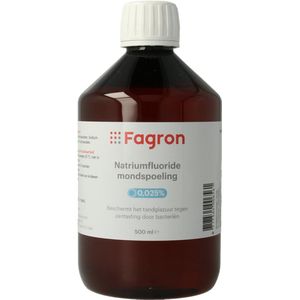 Fagron - Natriumfluoride Mondspoeling - 0.025 - Beschermt Tandglazuur