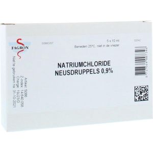Fagron - Natriumchloride - Neusdruppels - 0.9% - 10 ml