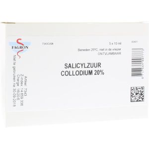 Fagron - Salicylzuurcollodium 20% - 10 ml - 5 Stuks