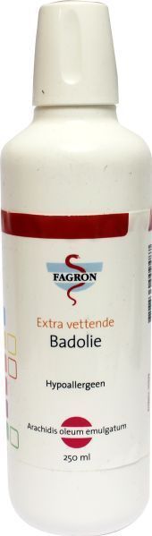 Fagron - Extra Vettende Badolie - 250ml - Hypoallergene Samenstelling