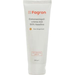 Fagron - Cetomacrogol Crème - 50% Vaseline - Geschikt Voor Zeer Droge Huid