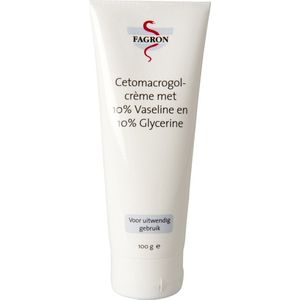 Fagron Cetomacrogol Crème 10% Vaseline & Glycerine 100 gr