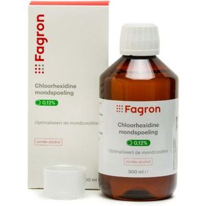 Fagron Chloorhexidine mondspoeling 0.12% - 6x300ml - Voordeelverpakking
