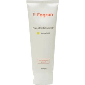 Fagron - Simplex Basiszalf - Droge Huid - 100 gram - Vaseline en Paraffine