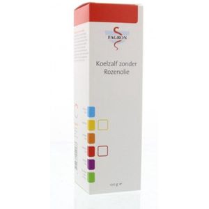 Fagron Koelzalf zonder rozenolie doos & bijsluiter 100 gram