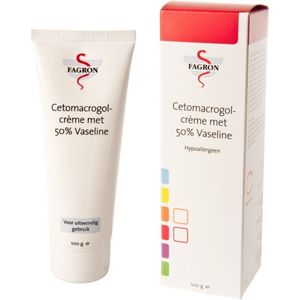 Fagron Cetomacrogolcrème met 50% Vaseline 100 gr