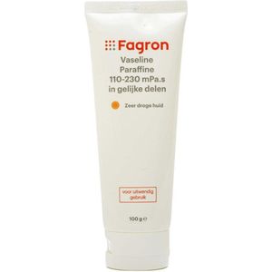 Fagron - Vaseline Paraffine Zalf - 110/230 D - Hydrateert en Beschermt