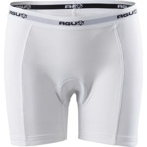 AGU - Undershort Essential - Fietsondergoed - Wit - 100% Polyester - Ademend - Sneldrogend - Antibacterieel