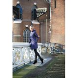 AGU Seq - Regenparka/Poncho - Dames - Blauw Dessin