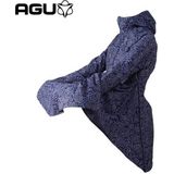 AGU Seq - Regenparka/Poncho - Dames - Blauw Dessin