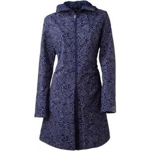 AGU Seq - Regenparka/Poncho - Dames - Blauw Dessin