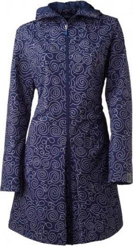 AGU Seq - Regenparka/Poncho - Dames - Blauw Dessin