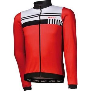 Agu - Naro LM - Fietsshirt - Rood - Heren - Lange Mouwen
