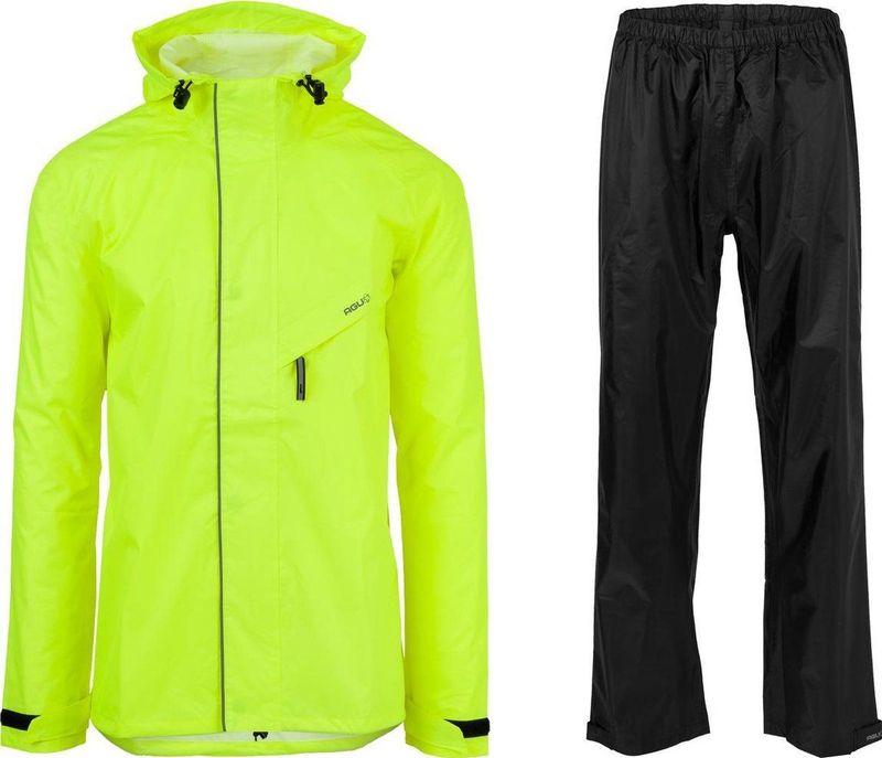 AGU Passat Regenpak Essential - Fluo Geel - XS - Dames & Heren - Waterdicht