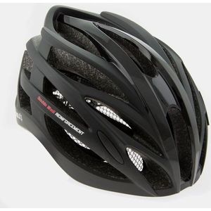 AGU Tesero Fietshelm - Zwart - S/M - incl. insectennetje
