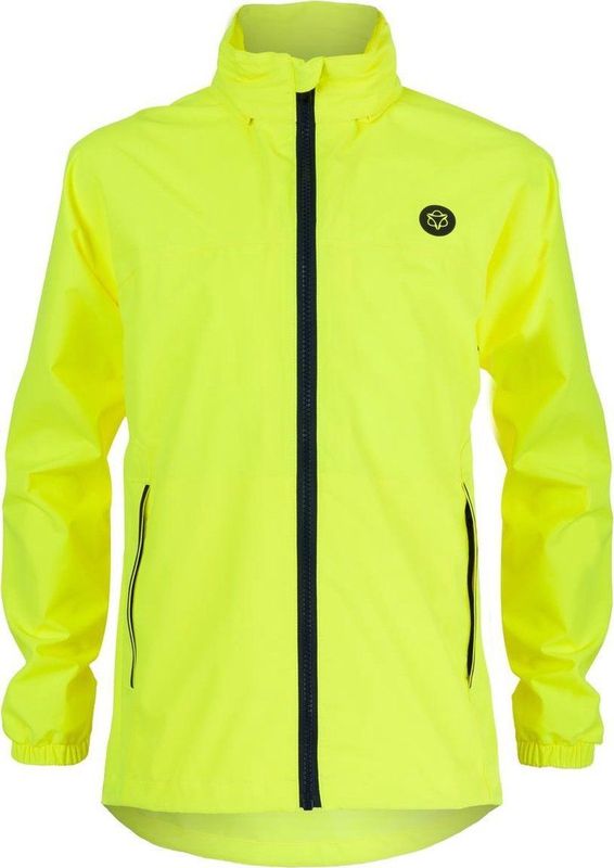 AGU - GO Kids Regenjas Essential - Fluo Geel - Polyester - Waterdicht