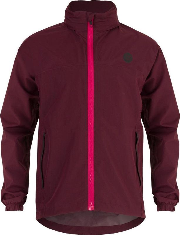 AGU - GO Kids Regenjas Essential - Rood - Polyester - Waterdicht & Ademend