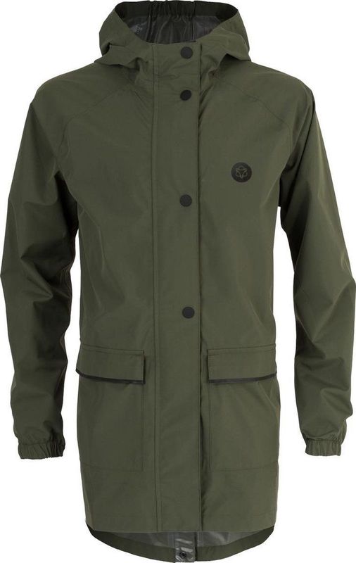 Regenjas AGU Go Kids Parka Army Green