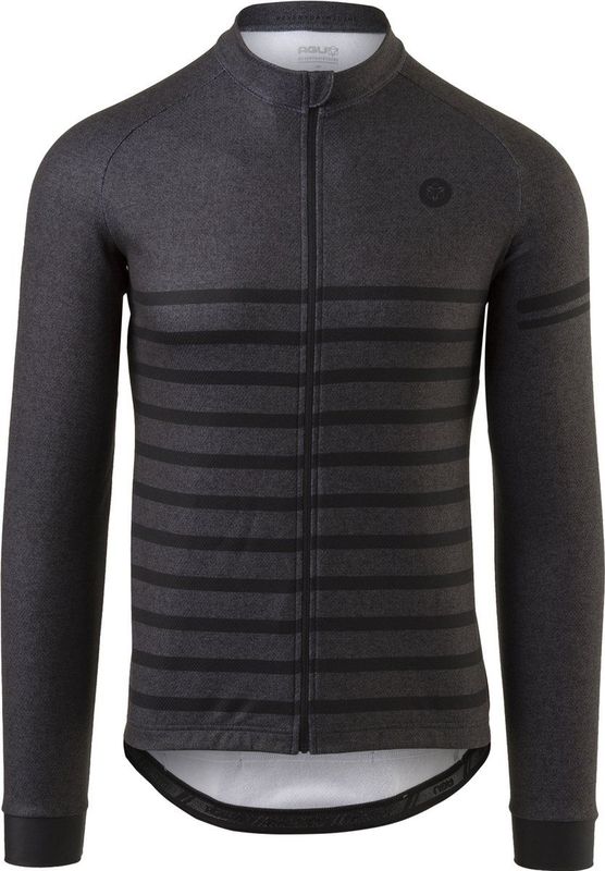 AGU - Melange LS Essential - Fietsshirt - Grijs - Langemouwen - Vochtafdrijvend