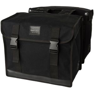 Fastrider Canvas 94 Dubbele Fietstas Zwart - 56L