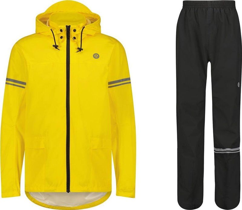 AGU - Original Regenpak Essential - Geel/Zwart - Waterdicht - Ademend