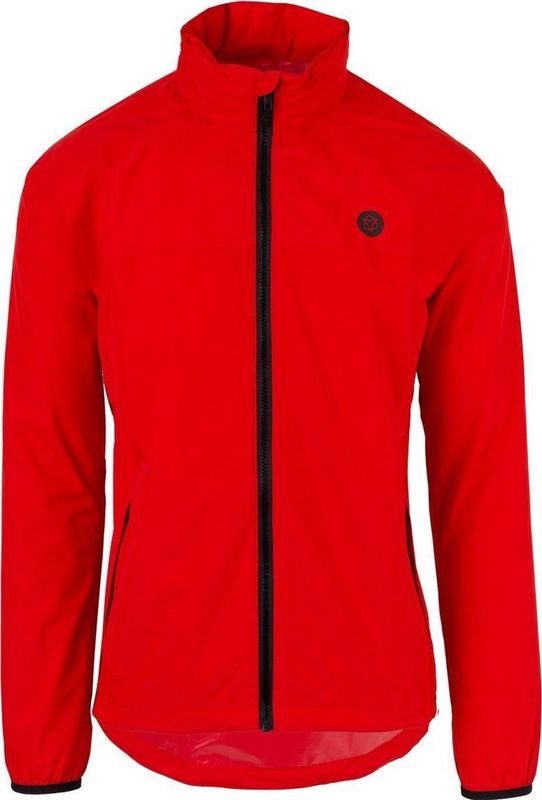 AGU GO Regenjas Essential - Regenjas Dames & Heren - Ademende en Waterdichte Regenjas - Fietsjack - Rood - XL