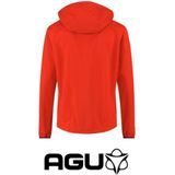 AGU - Go - Regenjas - Rood - 100% Gerecycled Polyester - Reflecterende Details